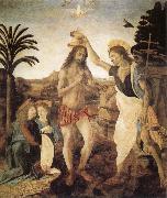 Andrea del Verrocchio The Baptism of Christ oil painting